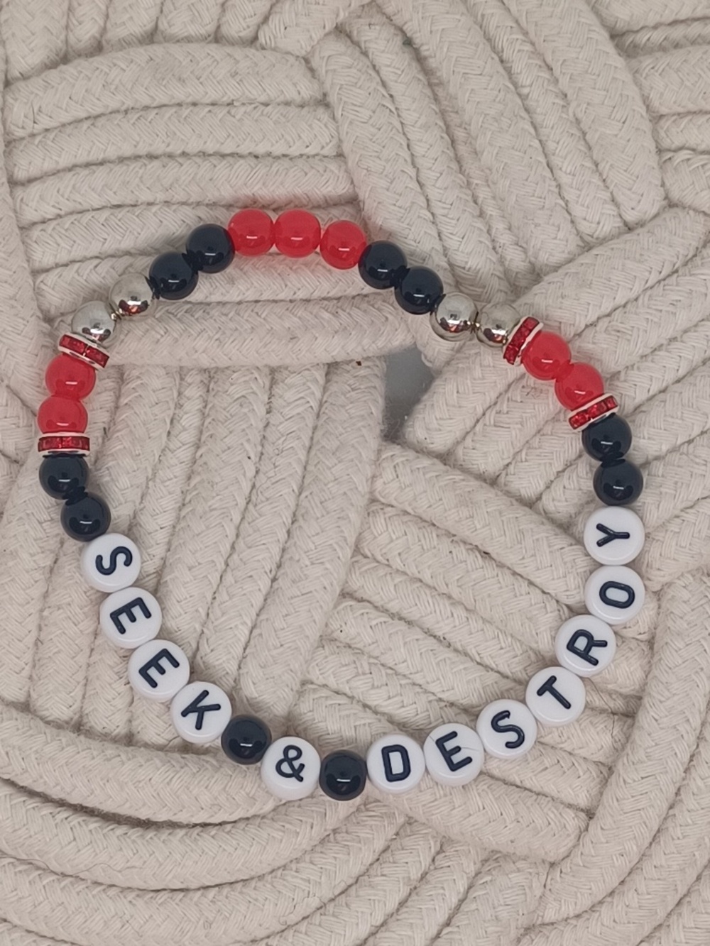 Metallica- Life Burns Faster Tour- Seek & Destroy Bracelet